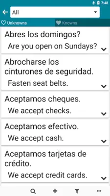 Spanish - English android App screenshot 4