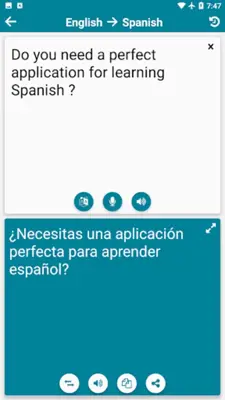 Spanish - English android App screenshot 5